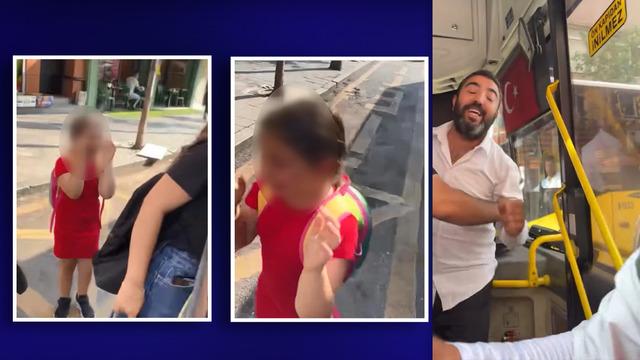 İETT otobüsünde hareketli dakikalar! Küçük kızın gözyaşları: Babası tartışmaya başlayınca...
