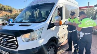 Söke’de okul servis araçlarına sıkı denetim