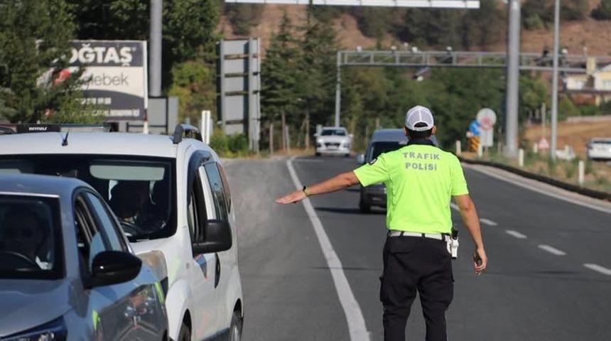 Çankırı'da 338 araç trafikten men edildi