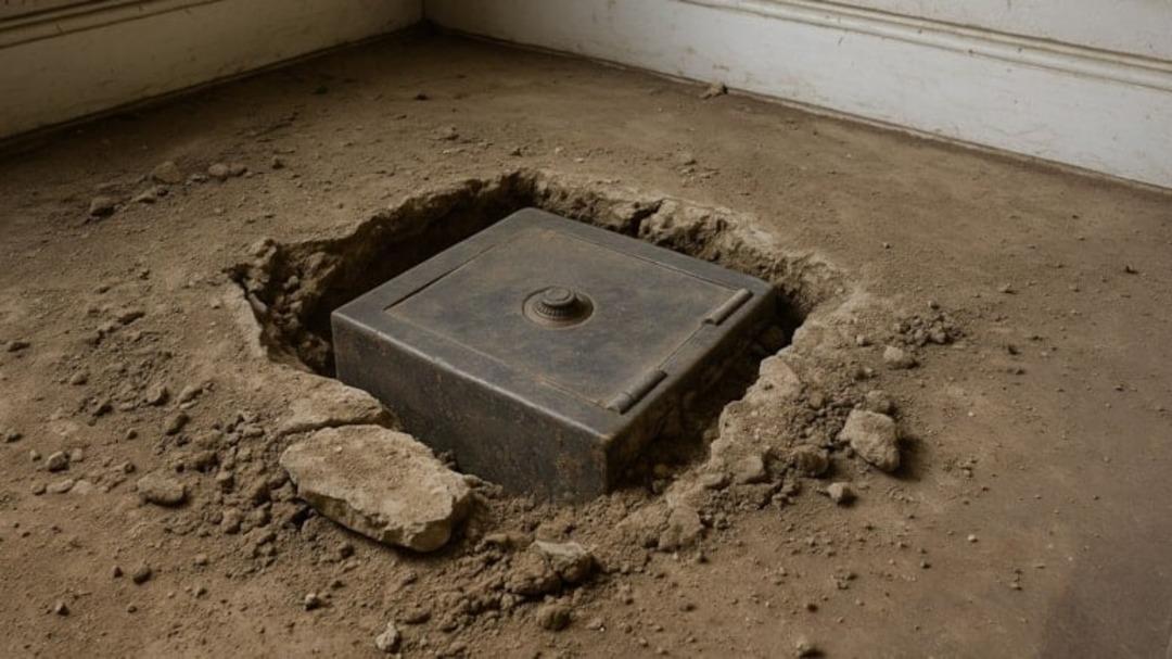 Evinin beton zemininde gömülü buldu ne yapacağını bilemedi!  1