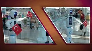 Esenboğa Havalimanı'nda ilginç görüntü! İzleyenler gözlerine inanamadı, büyük ilgi topladı