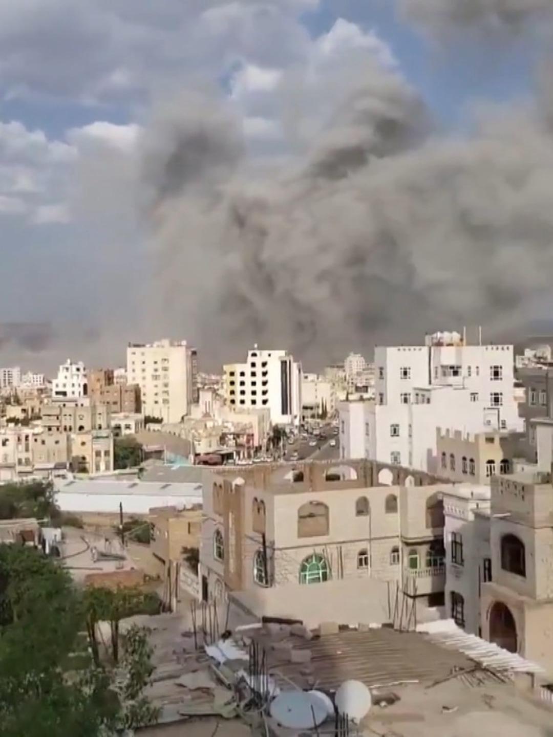 İsrail, Yemen in başkenti Sana yı vurdu! Saldırı sırasında Husilerin lideri konuşma yapıyordu 1