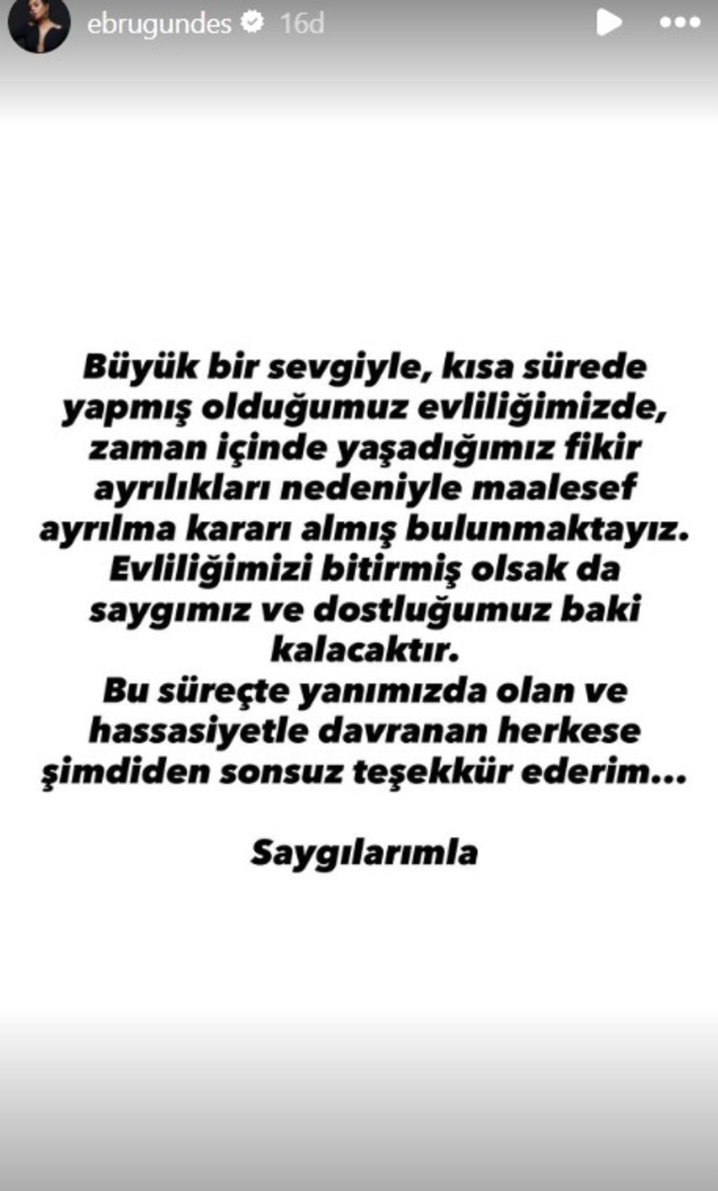 12 yaş küçük eşi Murat Özdemir hakkında  suç örgütü  iddiası vardı...  Ebru Gündeş boşanıyor! Resmi açıklama yayınladı 2