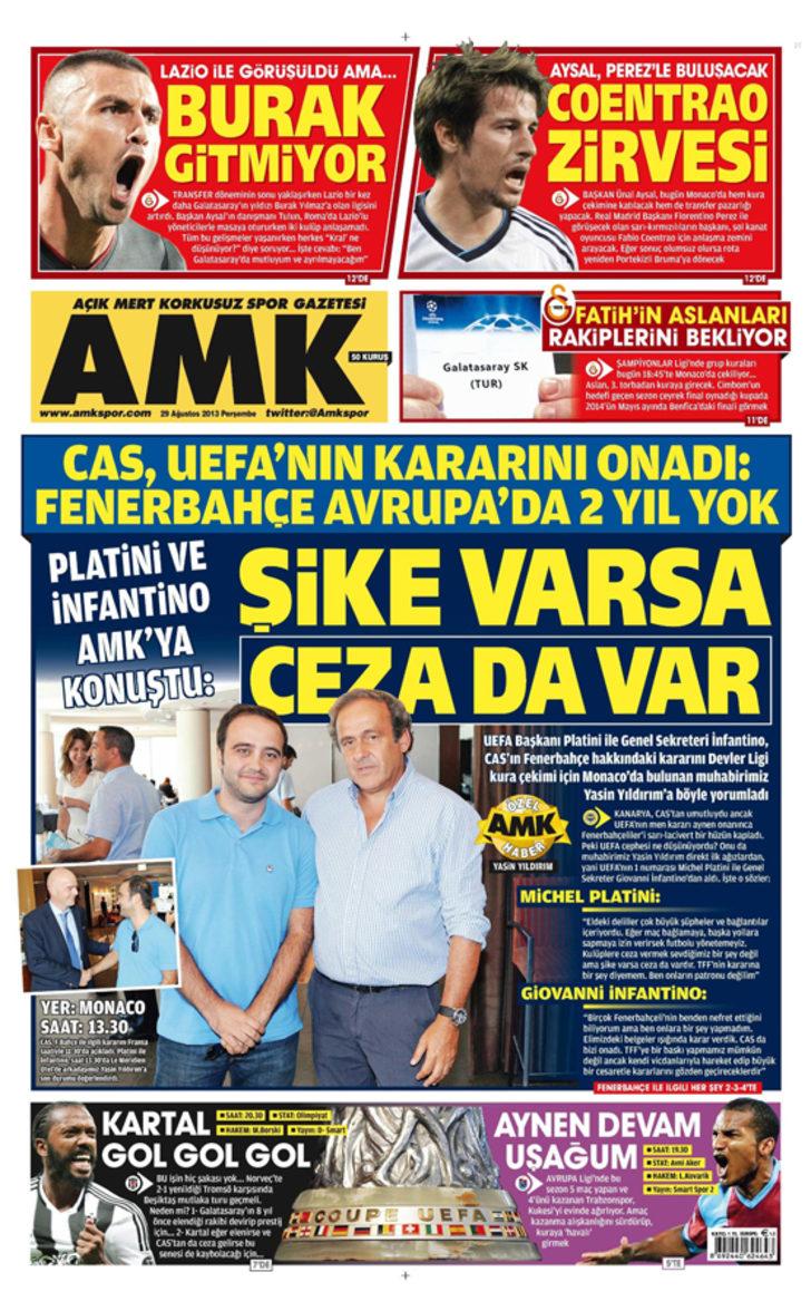 Sporun Manşetleri (29 Ağustos 2013) G2