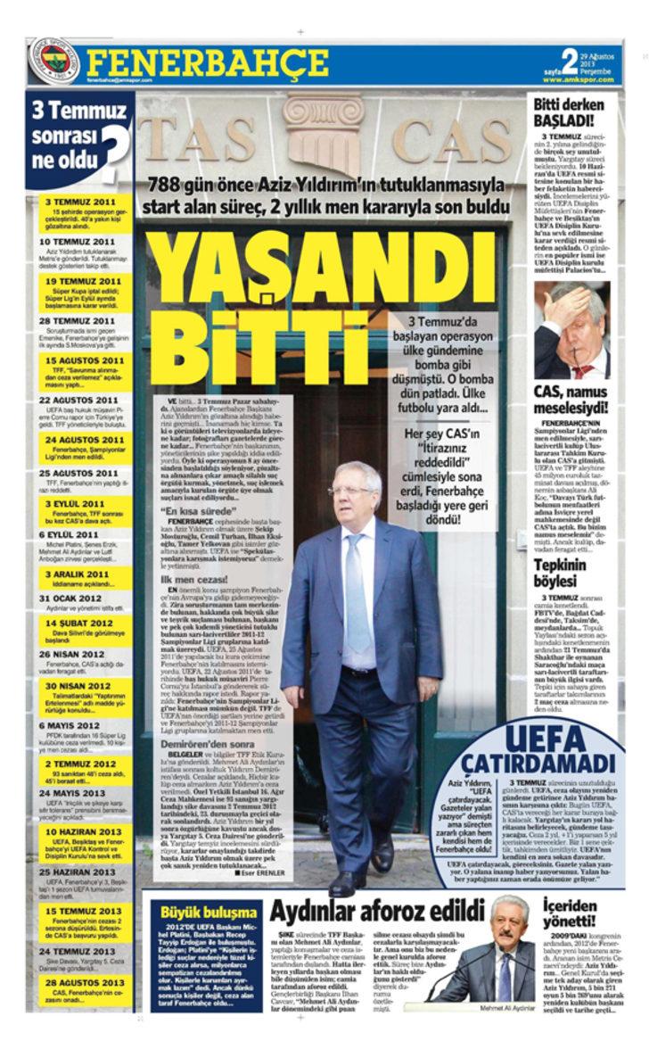 Sporun Manşetleri (29 Ağustos 2013) G3