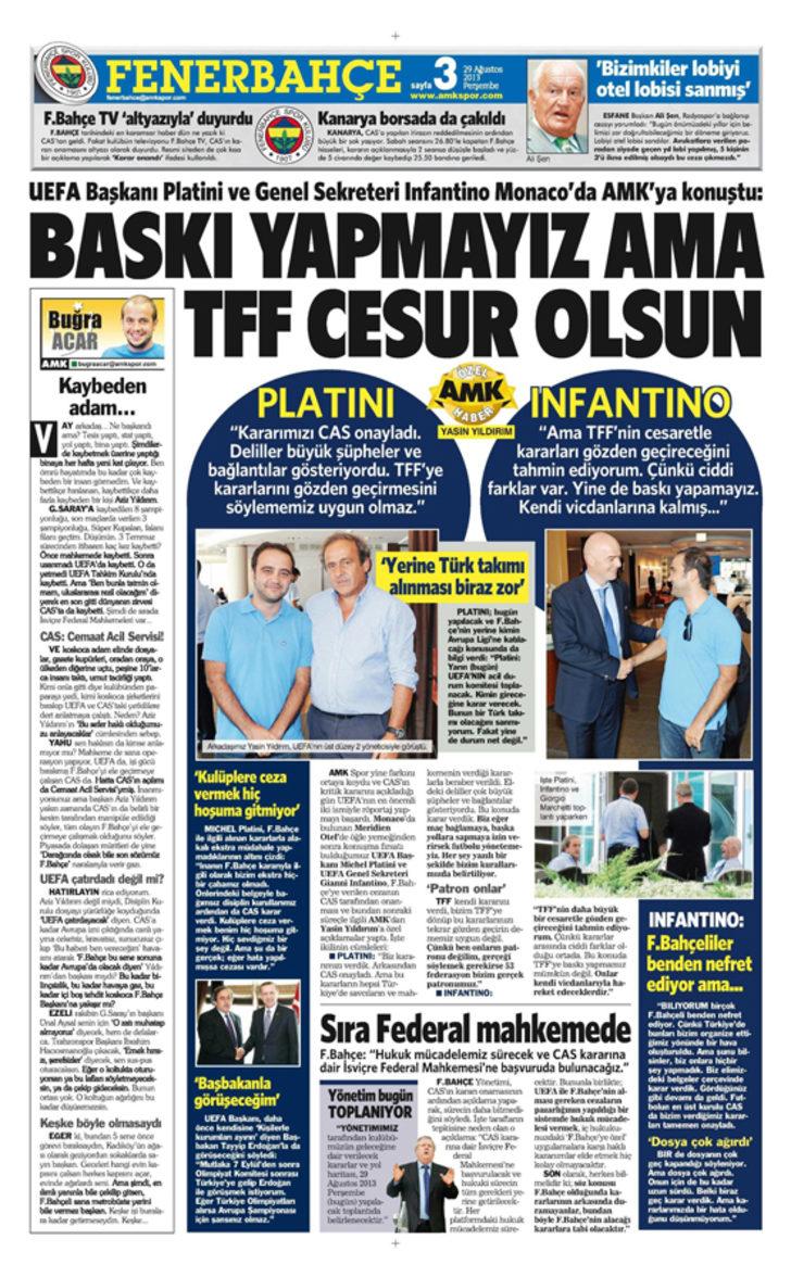 Sporun Manşetleri (29 Ağustos 2013) G4