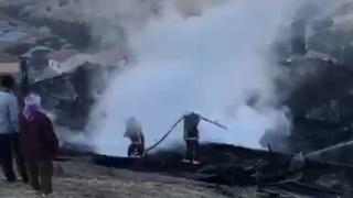 Malatya'da yangın! 3 ev kullanılamaz hale geldi