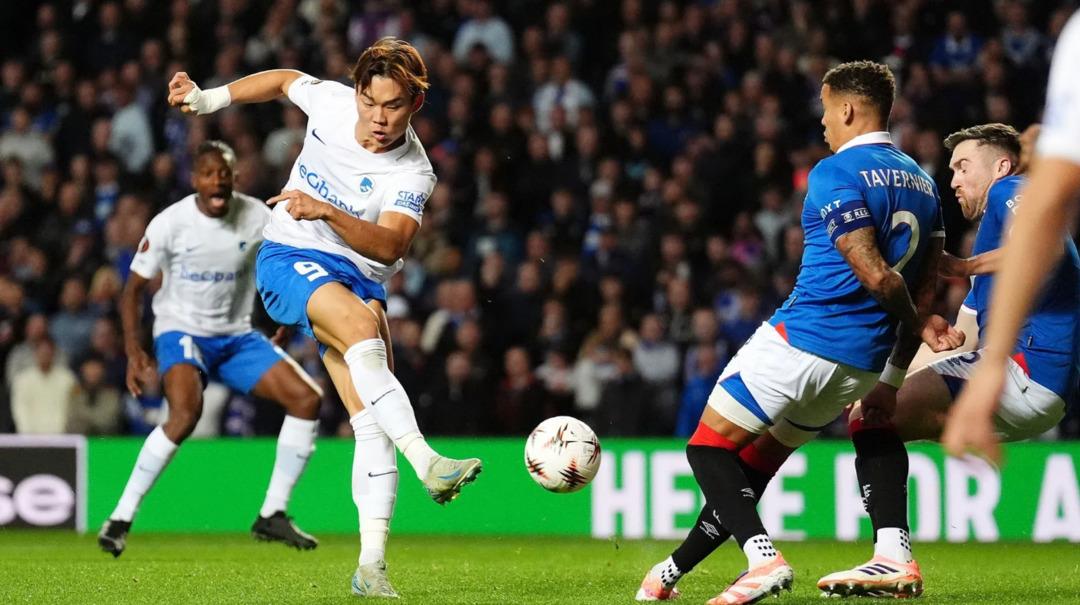 Genk, Avrupa Ligi nde Rangers deplasmanında kritik galibiyetle moral buldu! 2
