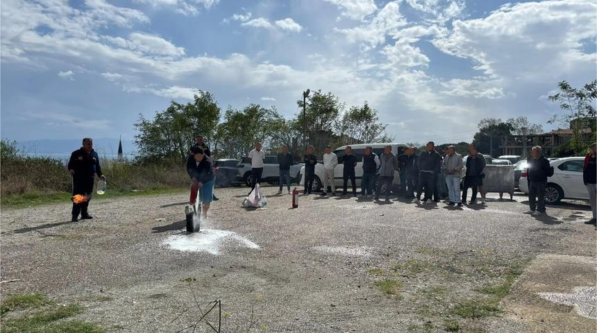 Sinop’ta yangın güvenliği eğitimi