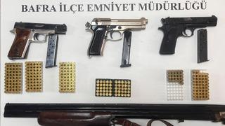 Samsun'da silah kaçakçılığı operasyonu! 4 zanlı yakalandı