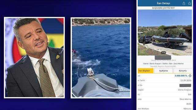 Sadettin Saran yüzerek çekmişti! 'Başkanın çektiği bot' diyerek satışa çıkardı, fiyatı...