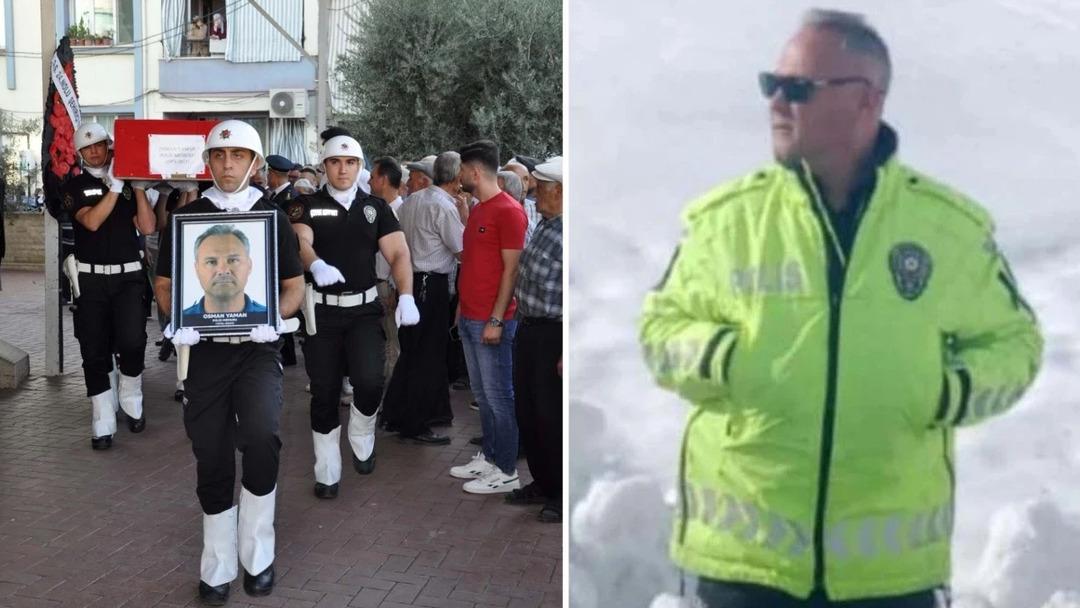 Polis memuru Osman Yaman son yolculuğuna uğurlandı 1