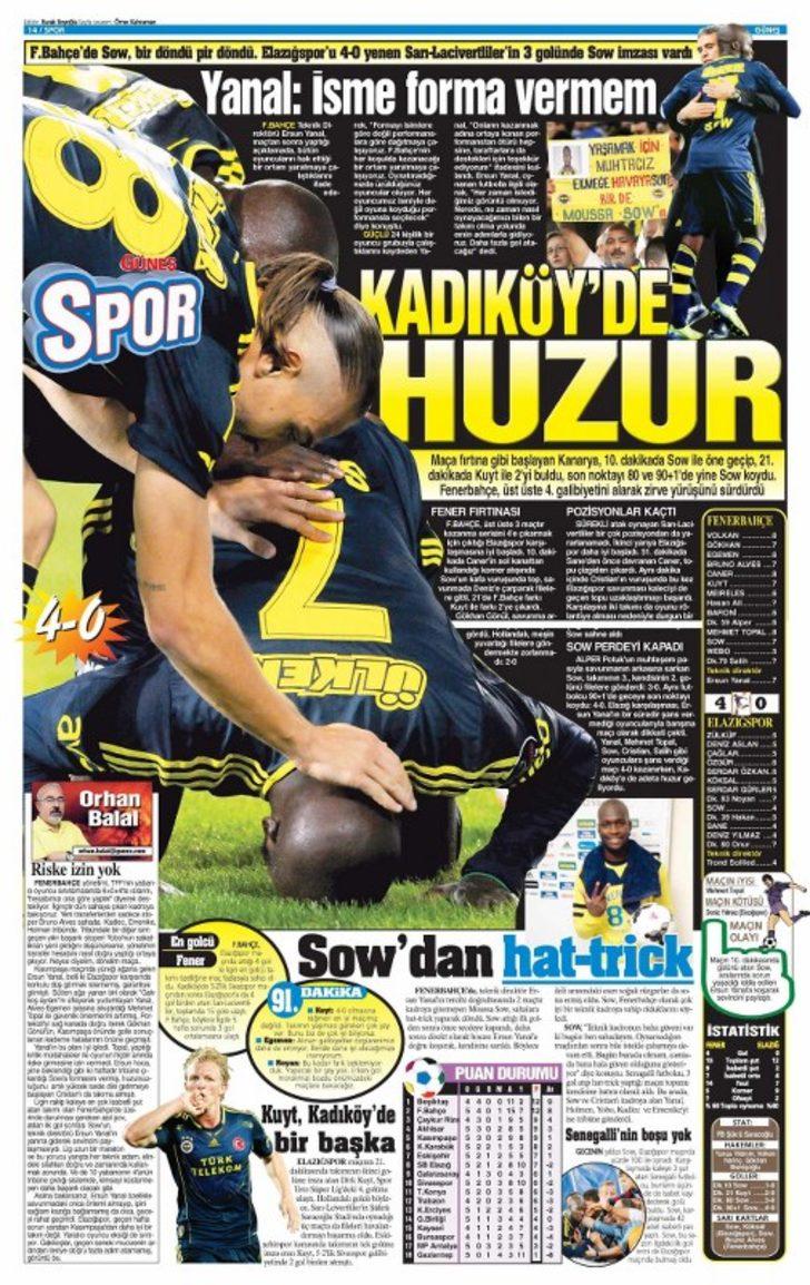 Sporun Manşetleri (22 Eylül 2013) G4