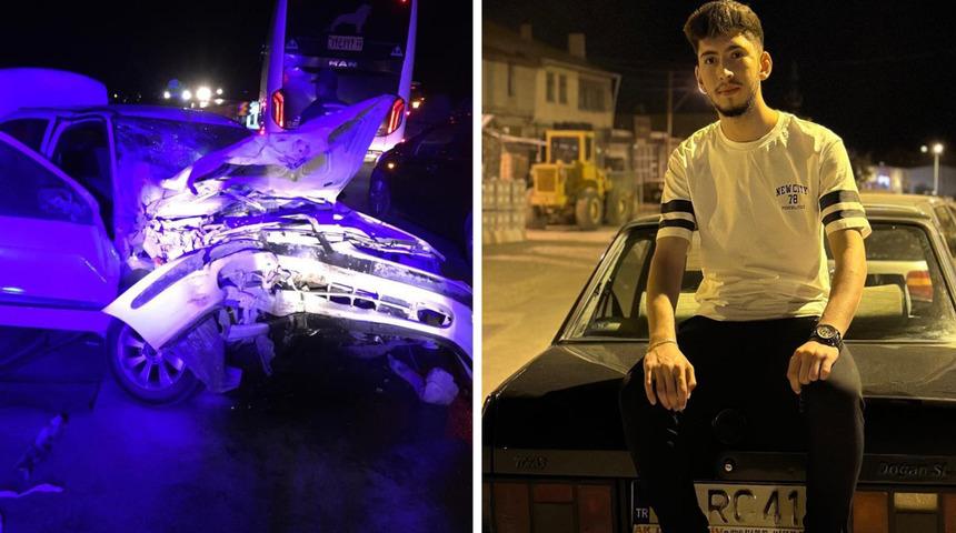 Kastamonu'da otomobil, kum yüklü traktöre çarptı:1 ölü, 5 yaralı