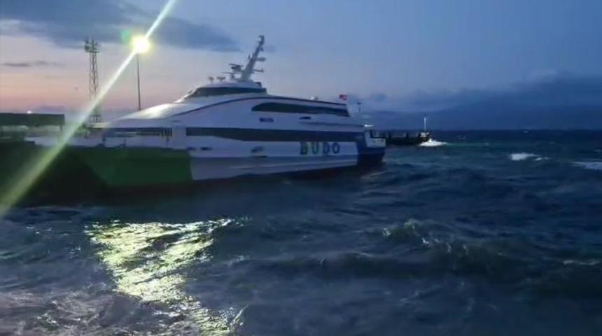 BUDO'nun bazı seferleri fırtına nedeniyle iptal edildi!