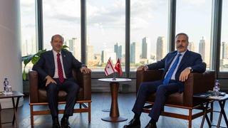 Bakan Fidan, KKTC Cumhurbaşkanı Tatar ile bir araya geldi