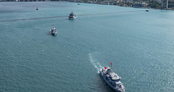 Preveze Deniz Zaferi 487 yaşında: İstanbul Boğazı'nda gövde gösterisi G5