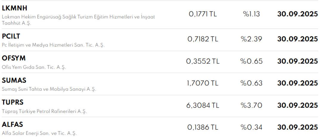 Borsa İstanbul da temettü heyecanı: Bu hafta o şirketler kar payı dağıtımı yapacak 1