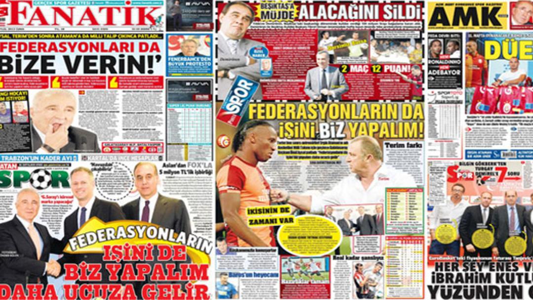 Gazete Manşetleri (13 Eyl&uuml;l 2013)