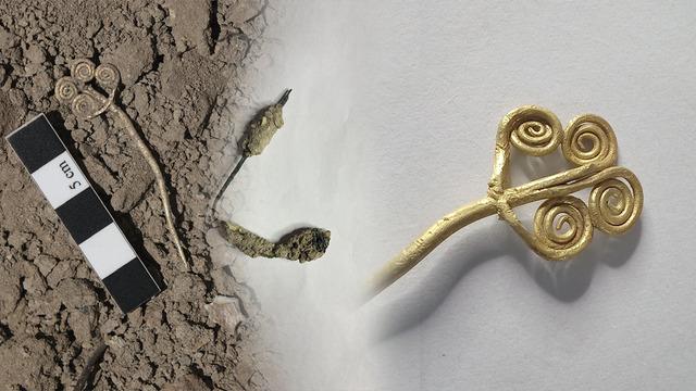 Troya'da hazine ortaya çıktı: 4 bin 500 yıllık altın broş ve ender yeşim taşı çıkarıldı! Bakan Ersoy: Son 100 yılın en önemli buluntuları