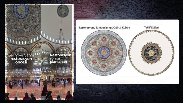 İlber Ortaylı tepki göstermiş, yeni hali olay olmuştu! Selimiye Camii'ndeki restorasyon durduruldu