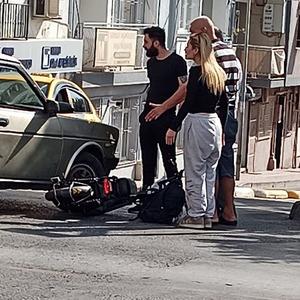 Otomobil ile elektrikli bisiklet çarpıştı: 2 yaralı