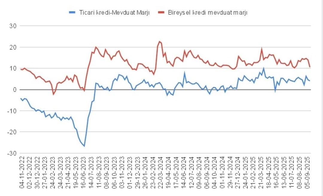 Bankaların kredi-mevduat marjları hızla daralıyor 1