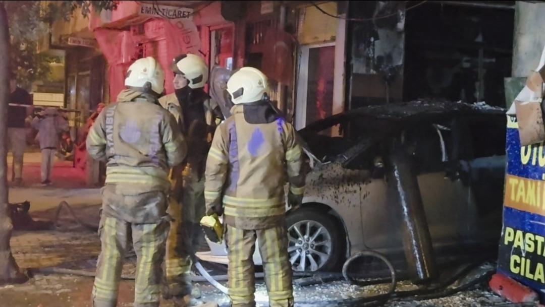 İstanbul da korku dolu anlar! Önce yangın sonra patlama 1