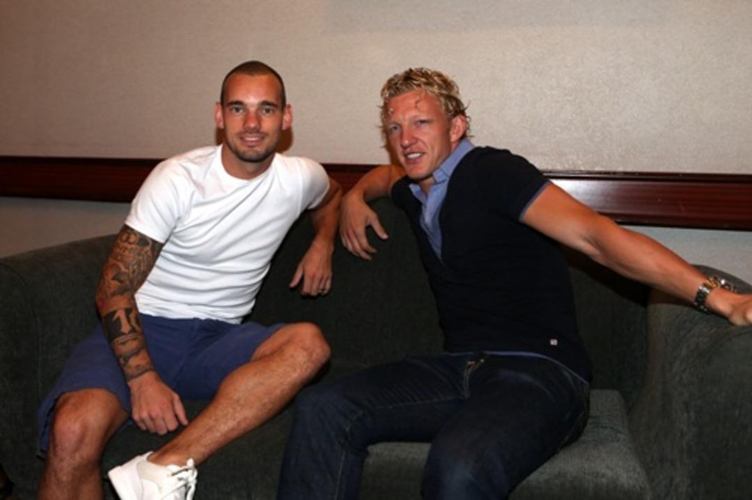Sneijder ve Kuyt buluştu!