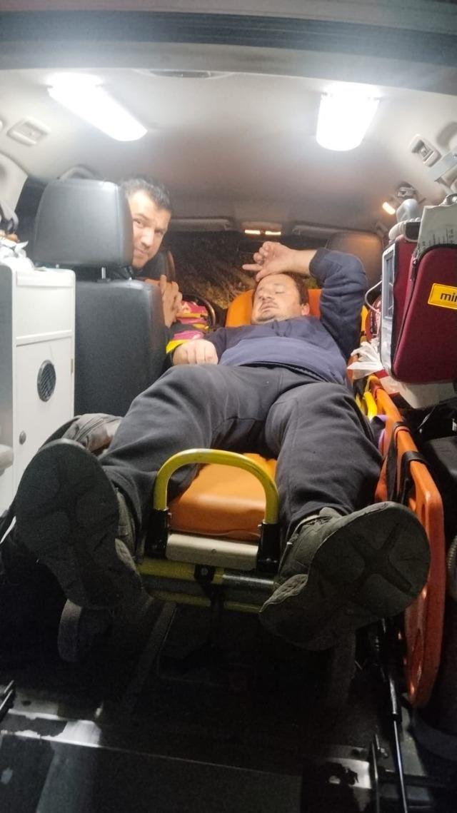 Uludağ’da mahsur kalan vatandaş kurtarıldı 1