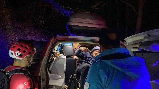 Uludağ’da mahsur kalan vatandaş kurtarıldı