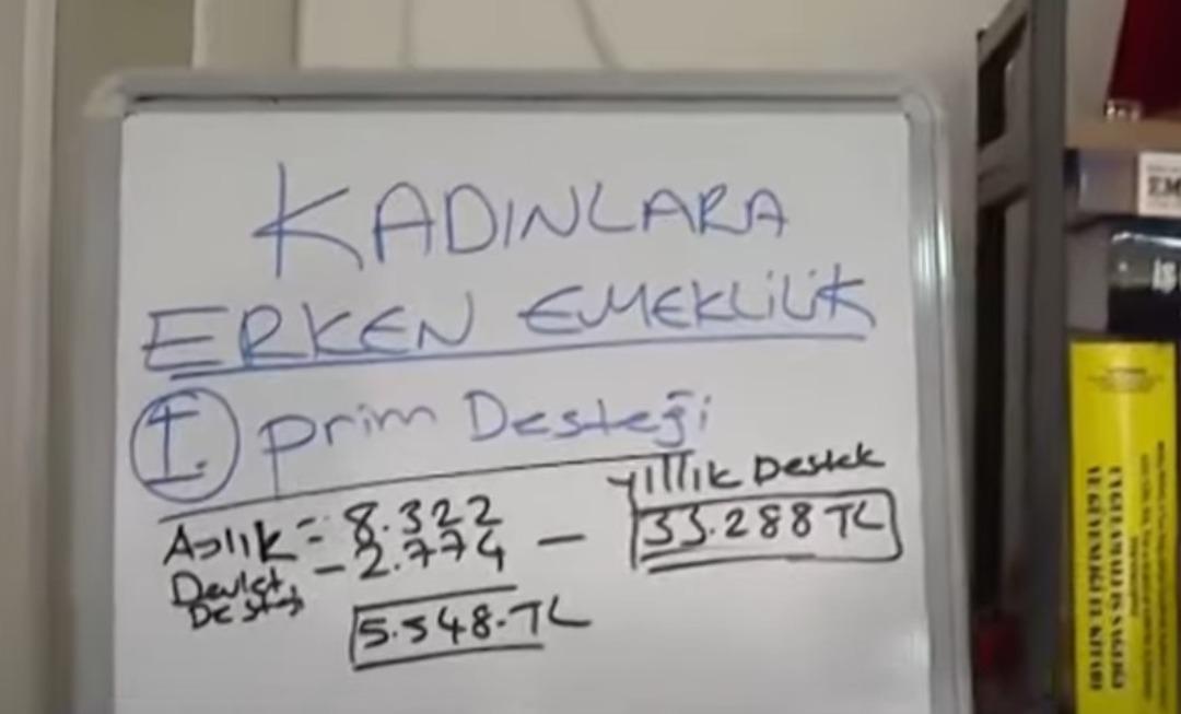  Sadece e-Devlet e girmeleri gerekiyor  Erken emeklilik için işaret etti!  33 bin TL...  Tarih verdi 4
