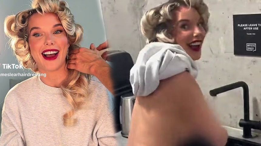Helen Flanagan kuaförde koltuk altını yıkamak istedi! Üstsüz kaldığı anlar TikTok'ta paylaşıldı