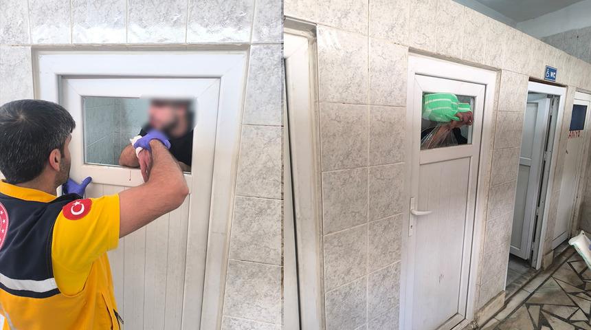 Madde krizine girdi! Cami tuvaletini bakın ne hale getirdi