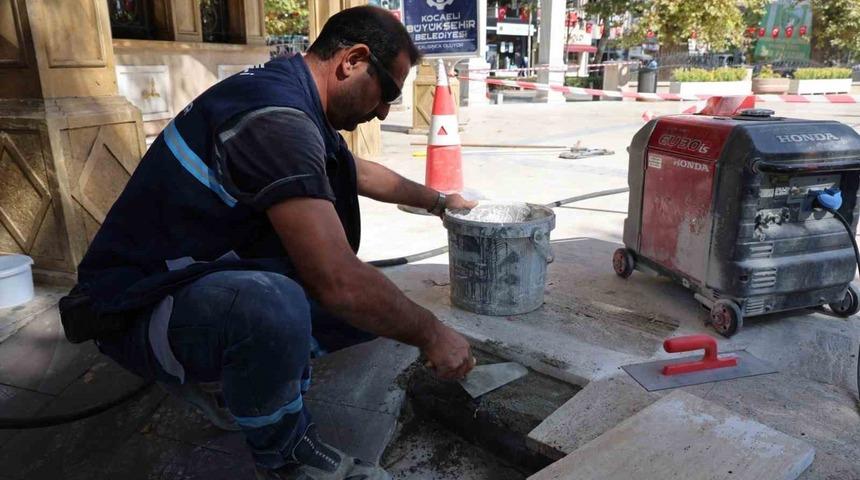 Kocaeli'deki tarihi caminin taşları ve zemini için harekete geçildi