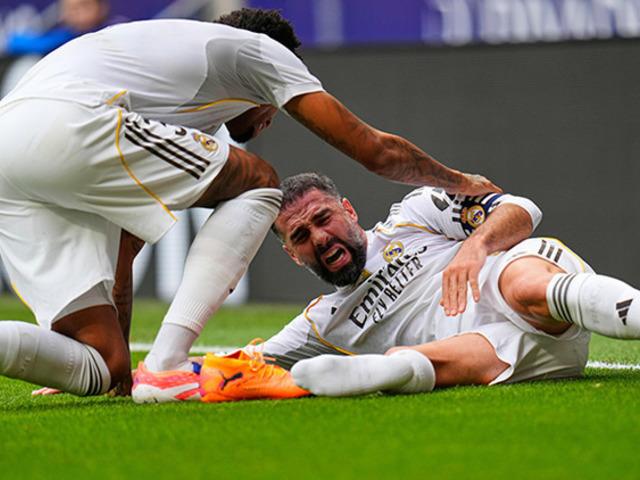 Real Madrid'de Dani Carvajal sakatlandı