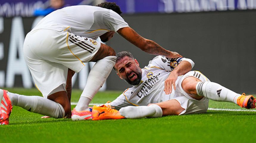 Real Madrid'de Dani Carvajal sakatlandı