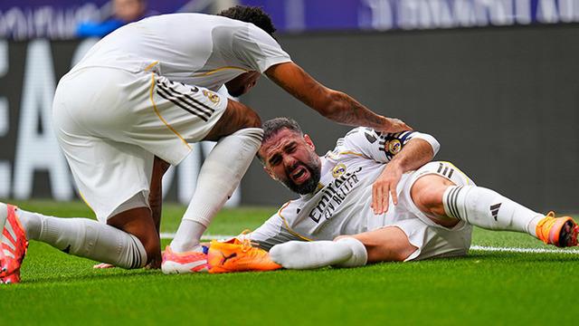 Real Madrid'de Dani Carvajal sakatlandı