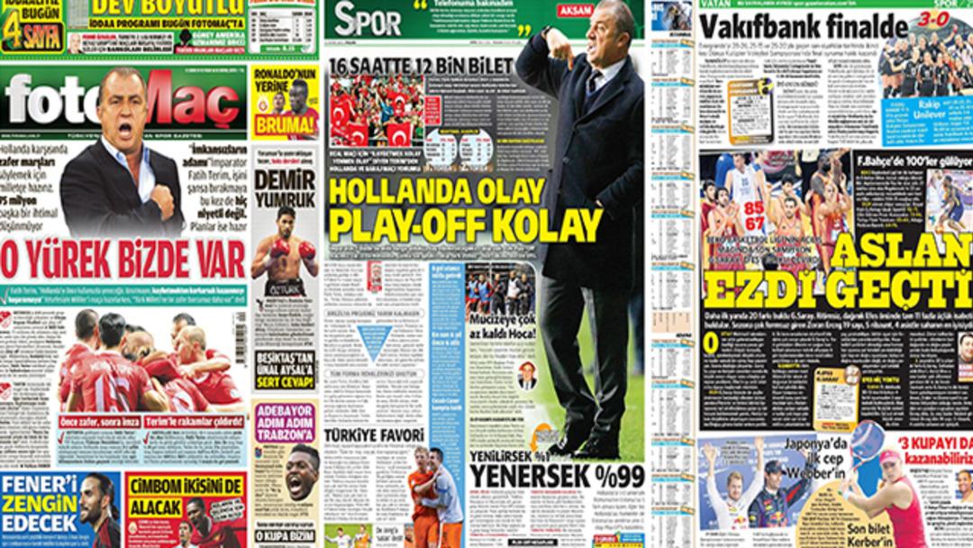 Sporun Manşetleri (13 Ekim 2013)