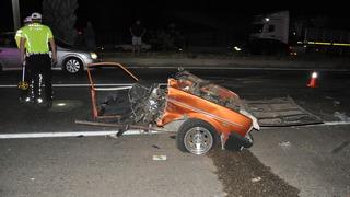 Manisa'da katliam gibi kaza! Otomobil ikiye bölündü: 5 kişi hayatını kaybetti, 6 kişi yaralandı