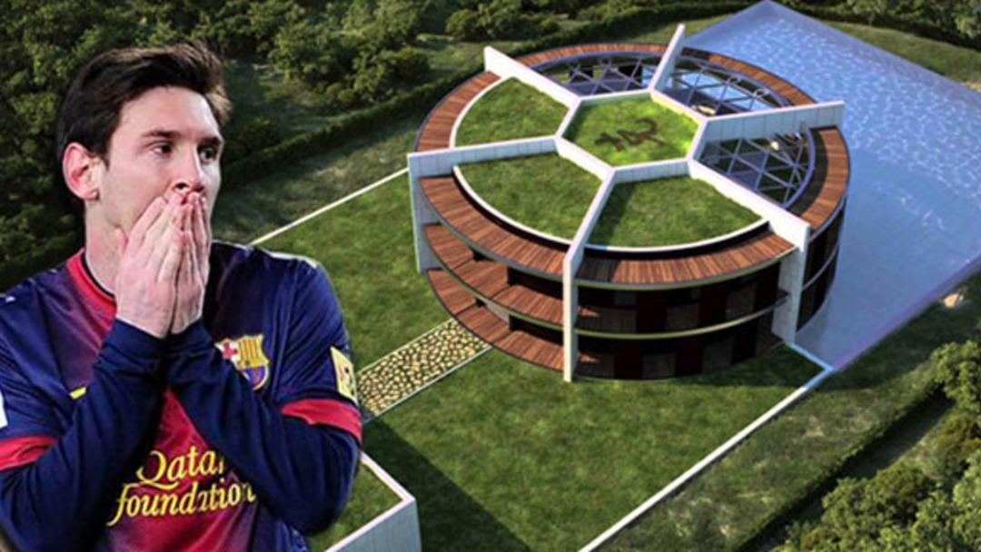İşte Messi'nin &ouml;zel tasarım evi!