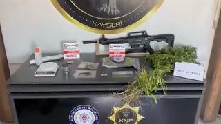 Kayseri’de 287 kök kenevir ele geçirildi: 1 gözaltı