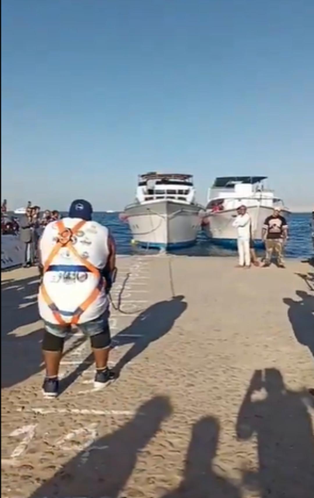 700 tonluk gemiyi dişleriyle çekti! İnanılması güç olayın sahibi açıkladı: Sıradaki hedefi denizaltı ve uçak 4