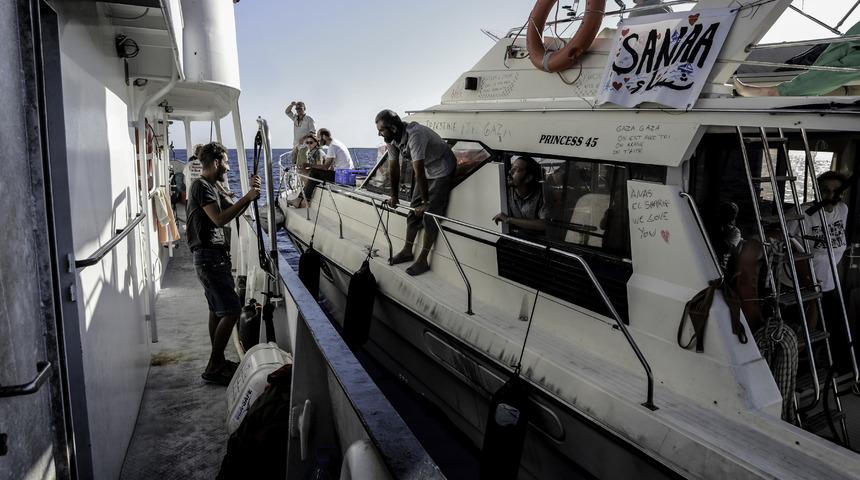 Sumud Filosu'nda bir tekne su almaya başladı! Türkiye'den tahliye yardımı