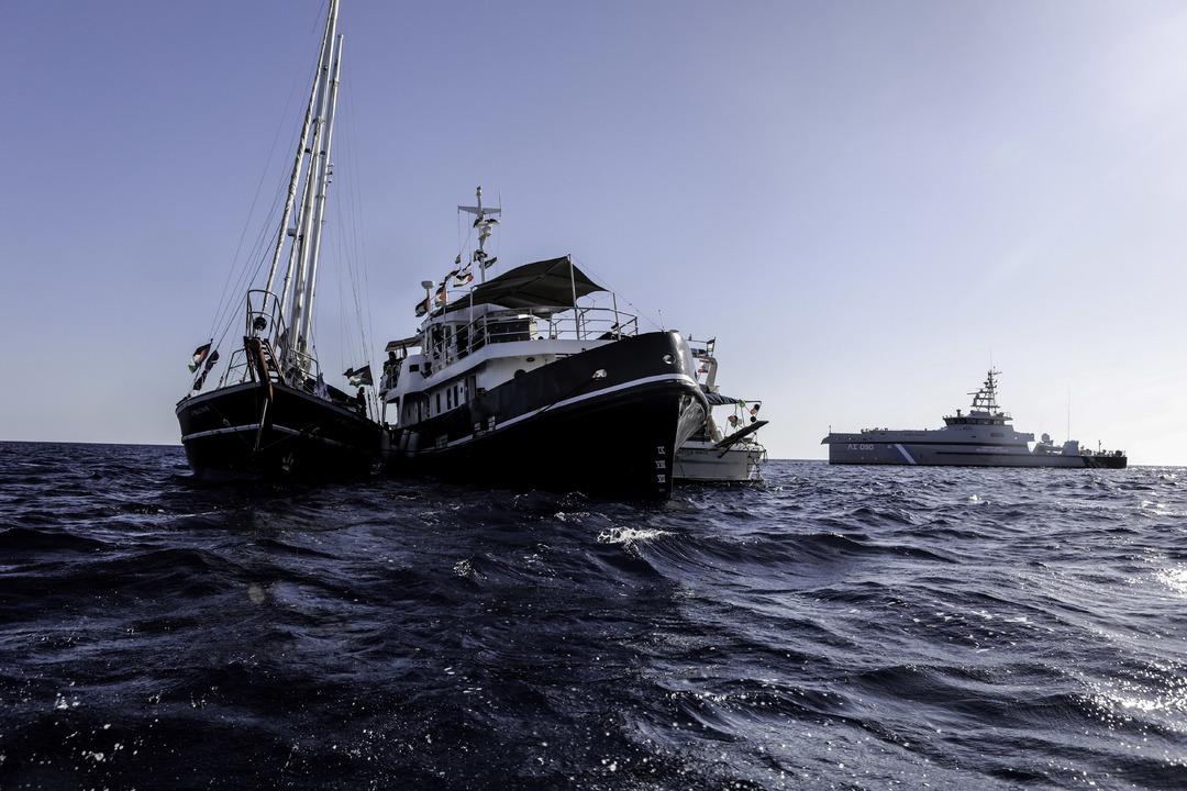 Sumud Filosu nda bir tekne su almaya başladı! Türkiye den tahliye yardımı 5