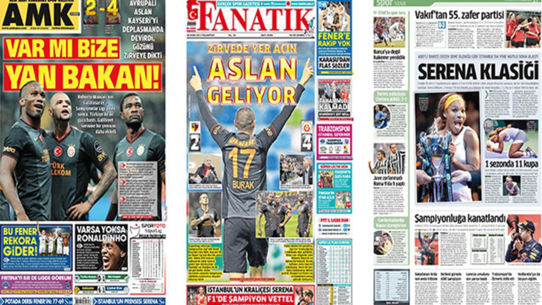 Sporun Manşetleri (28 Ekim 2013)
