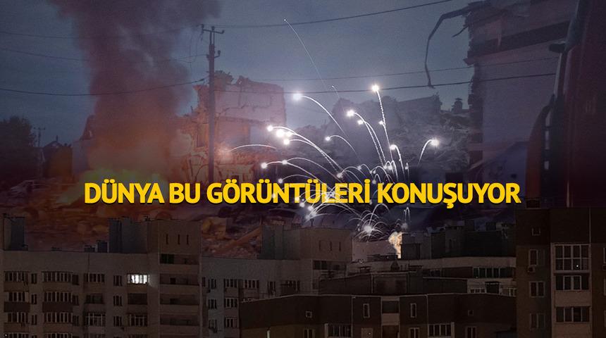 Başkentte taş taş üstünde kalmadı! Dünya bu görüntüleri konuşuyor: Rusya'nın 12 saat boyunca füze yağdırdığı Kiev harabeye döndü
