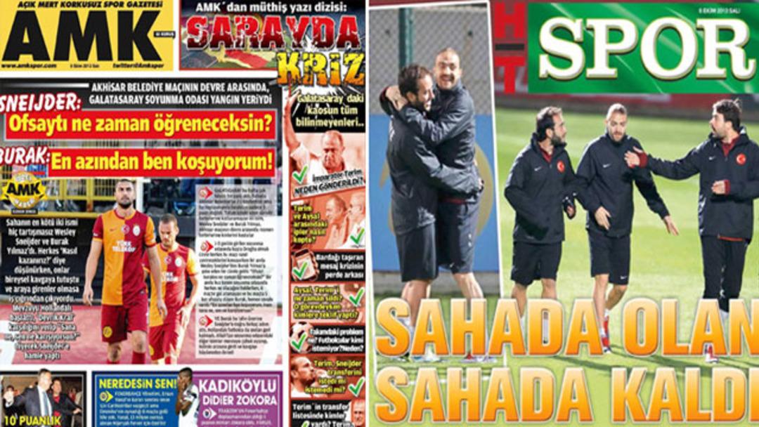 Sporun Manşetleri (8 Ekim 2013)