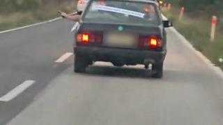 Karasu'da düğün konvoyunda havaya ateş açıldı