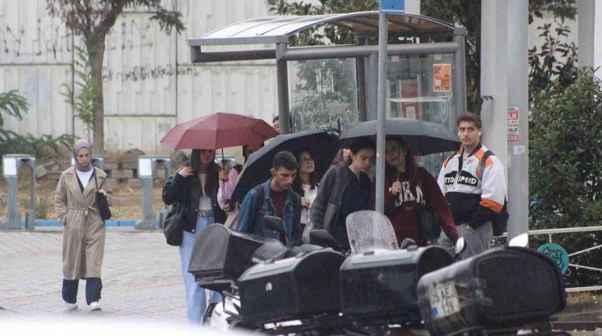 Tekirdağ'da yağmur etkili oldu